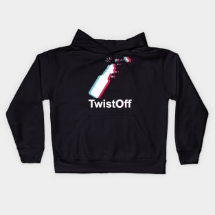 Twist Off Beer White Kids Hoodie